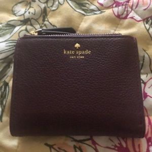 Kate Spade Mini Natasha Purple Wallet